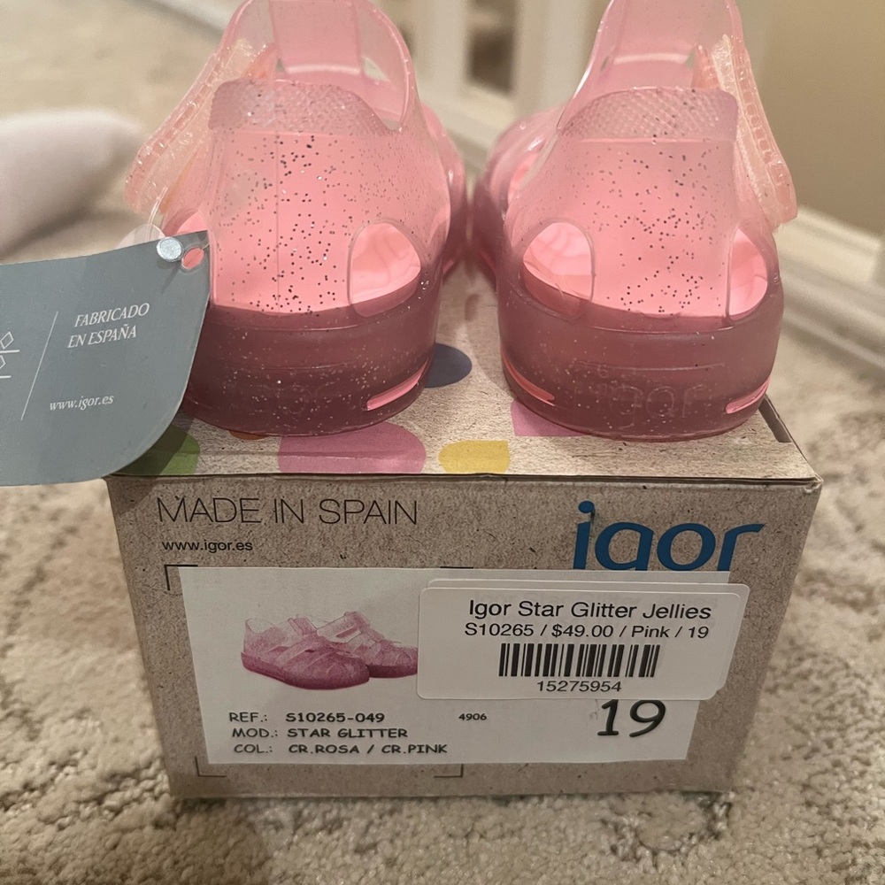 Igor Pink Glitter Jellies for Kids